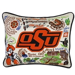OSU EMBROIDERED PILLOW
