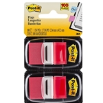 POST-IT FLAGS - 2 DISPENSERS, ASSORTED COLORS