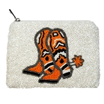 FAN GLAM BEADED GAMEDAY BOOTS COIN BAG