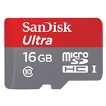 SANDISK ULTRA MICRO SDHC (16GB)