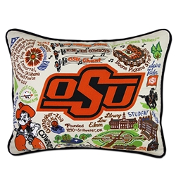 OSU EMBROIDERED PILLOW