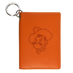 LEATHER SNAP ID HOLDER