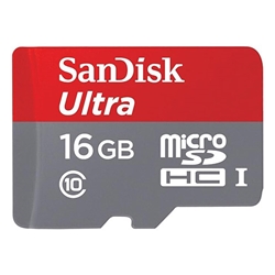 SANDISK ULTRA MICRO SDHC (16GB)