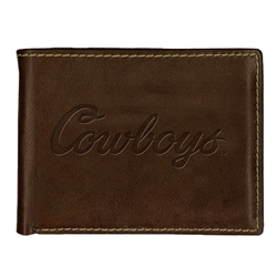 LEATHER CONTRAST STITH BILLFOLD