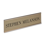 Xstamper Standard Gold Aluminum Wall Signs