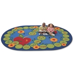 Carpets for Kids ABC Caterpillar Oval Seating Rug