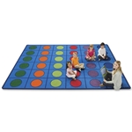 Carpets for Kids Color Seating Circles Rug