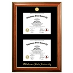 CLASSIC DOUBLE DIPLOMA FRAME