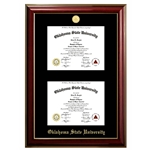 CLASSIC DOUBLE DIPLOMA FRAME