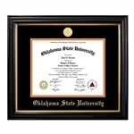 PETITE MEDALLION DIPLOMA FRAME