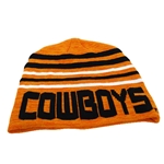 KNIT-IN HEATHER STRIPE BEANIE