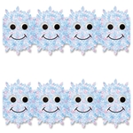 Hygloss Prod. Happy Snowflakes Border Strips