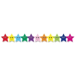 Hygloss Prod. Colorful Happy Stars Border Strips