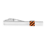 ORANGE & BLACK TIE TACK