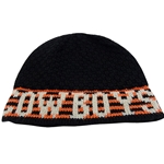 BLACK KNIT IN OSU BEANIE