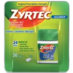 J & J Zyrtec Tablets