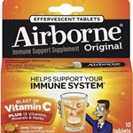 Reckitt Benckiser Airborne Zesty Orange Tablets