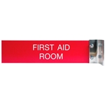 Xstamper Silver Frame 2"x8" Corridor Sign
