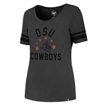 '47 GRAPHITE SCOOP NECK TEE