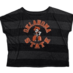 BLACK HERITAGE TRIBLEND STRIPE TEE