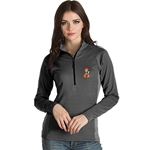 BLACK LONG SLEEVE 1/2 ZIP PULLOVER