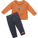 INFANT ROSALITA RUFFLED SWEATSHIRT