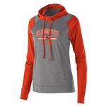 GREY WITH ORANGE PERFORMANCE HOODIE