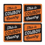 COWBOY COUNTRY COASTER SET