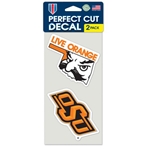 LIVE ORANGE DECAL SET