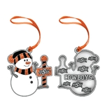 OSU PEWTER SNOWMAN ORNAMENT