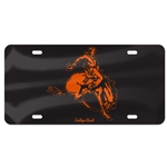 BRONC RIDER LICENSE PLATE