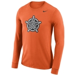 NIKE DRI-FIT COTTON LONG SLEEVE LOGO TEE