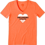 LIFE IS GOOD COOL VEE SHORT SLEEVE TEE