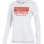 WHITE LONG SLEEVE SCHOOL PRIDE TEE