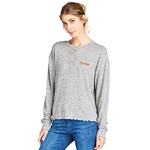 GREY BRUSHED HENLEY