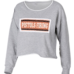 INVERSE SEQUIN CROP SWEATSHIRT