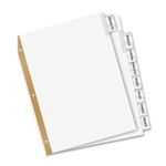 Avery Worksaver Big Tab Insertable Indexes