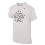 NIKE YOUTH BIG SILVER BADGE TEE