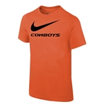 NIKE YOUTH COWBOYS SWOOSH TEE