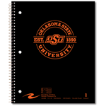 CIRCLE OKSTATE 1890 - 1 SUBJECT SPIRAL NOTEBOOK