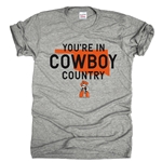 IN COWBOY COUNTRY TEE