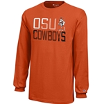 YOUTH LONG SLEEVE COWBOYS TEE
