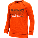GIRLS HOT HANDS BURNOUT FLEECE PO