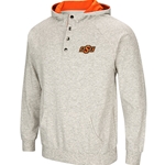 CAN OF WHOOP HOODED HENLEY FLEECE