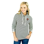 GAMEDAY COUTURE STRIPED CHILL LAYERED HOODIE