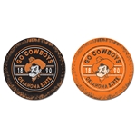 GO COWBOYS THIRSTY CAR COASTER 2-PACK