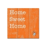 HOME SWEET HOME WOOD PLANK SQUARE