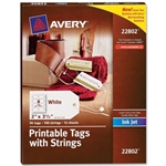 Avery Printable Marking Tags w/String