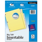 Avery WorkSaver Big Tab Insertable Dividers
