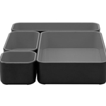 Advantus Fusion Stackable Desktop Storage Bins